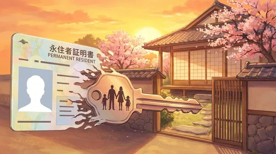 Japan permanent residency card